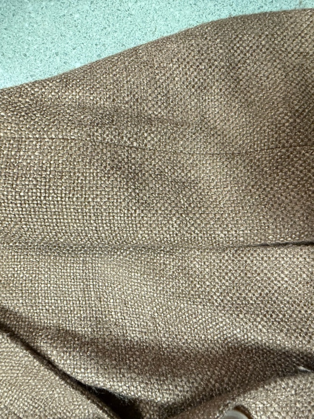 Talbots Double-Breasted Oatmeal Tweed Blazer - Picture 5 of 7